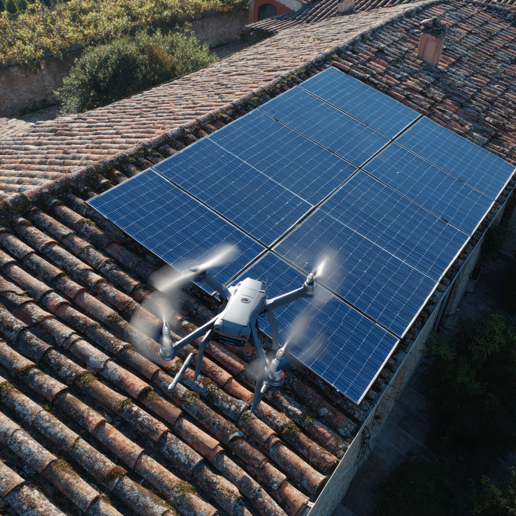 Inspection de panneaux solaires par drone : optimisez votre production photovoltaïque