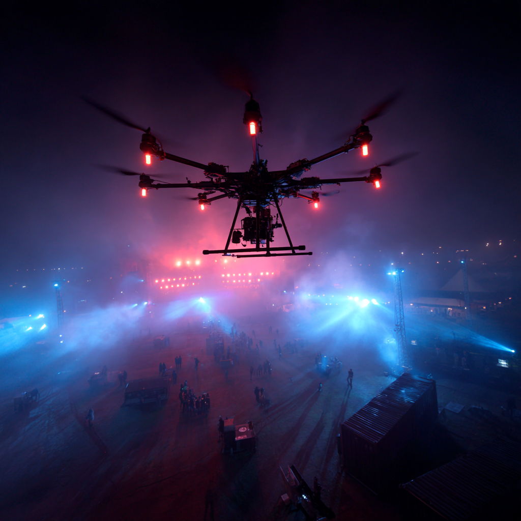 Captation drone pour événements et festivals : les clés d'un tournage réussi