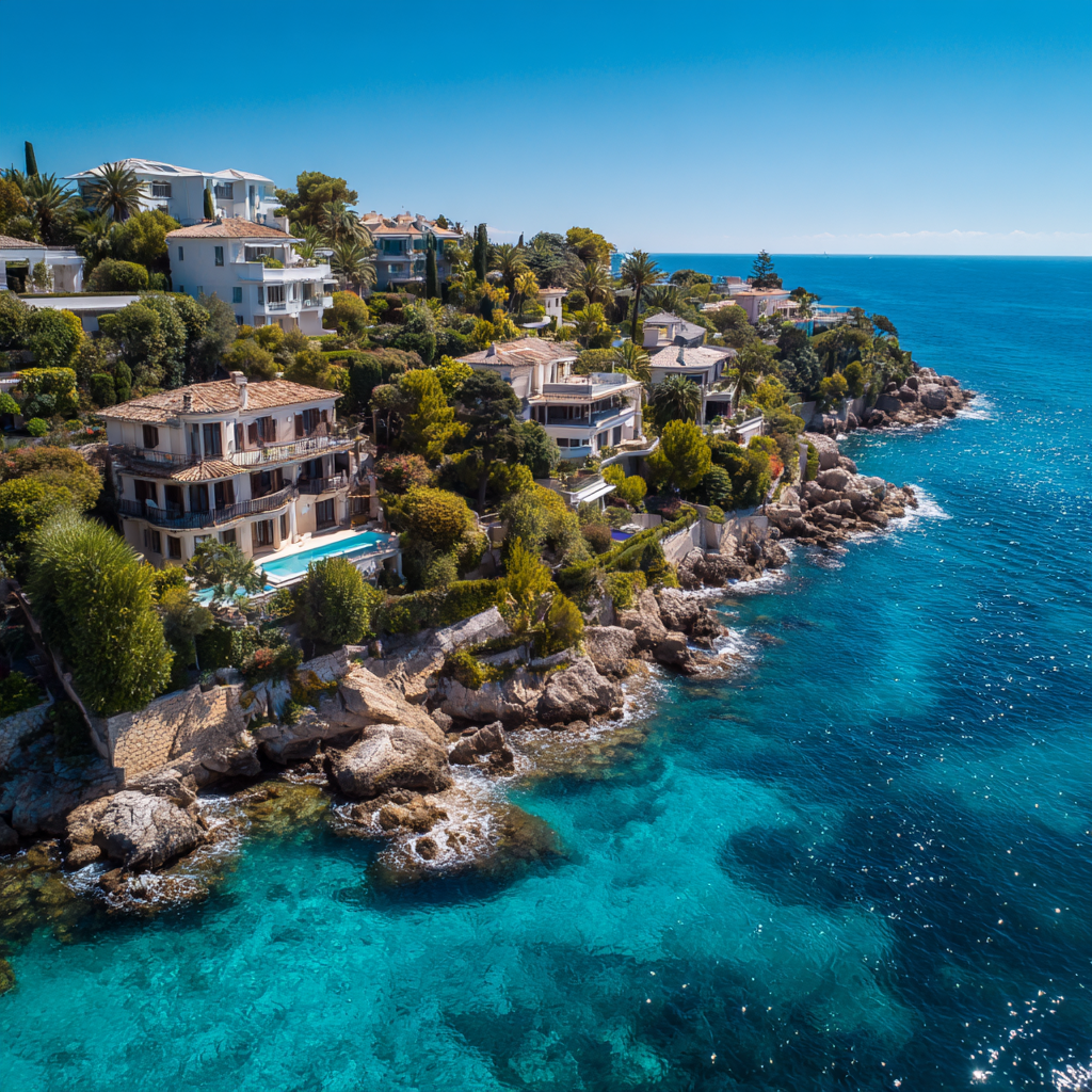 Drone immobilier sur la Côte d'Azur : valorisez vos biens de prestige
