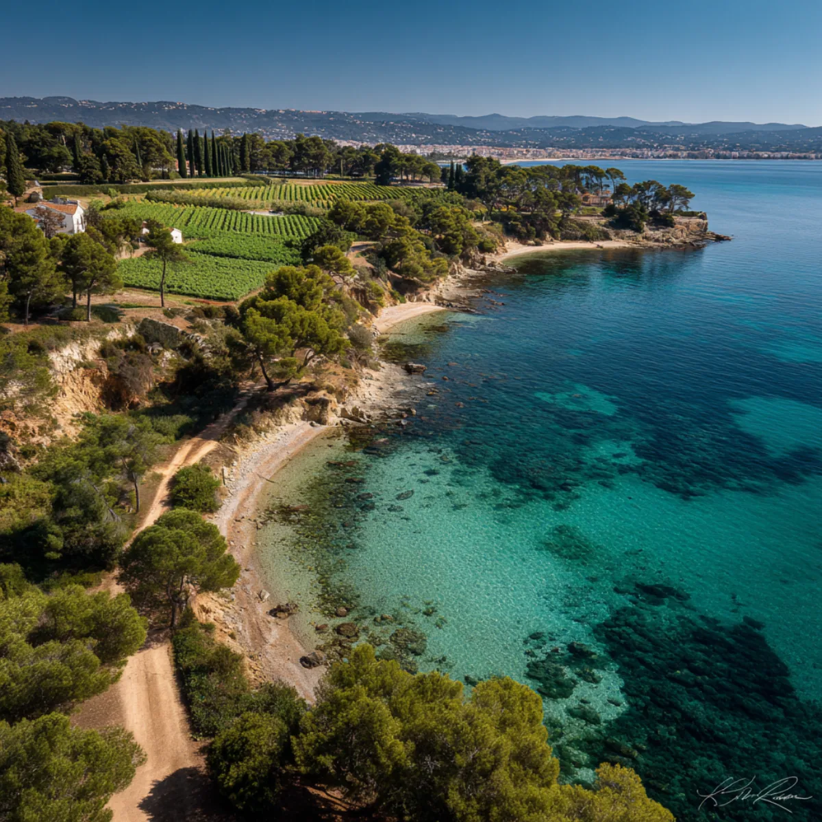 Drone à Toulon et dans le Var : de la rade aux vignobles de Bandol