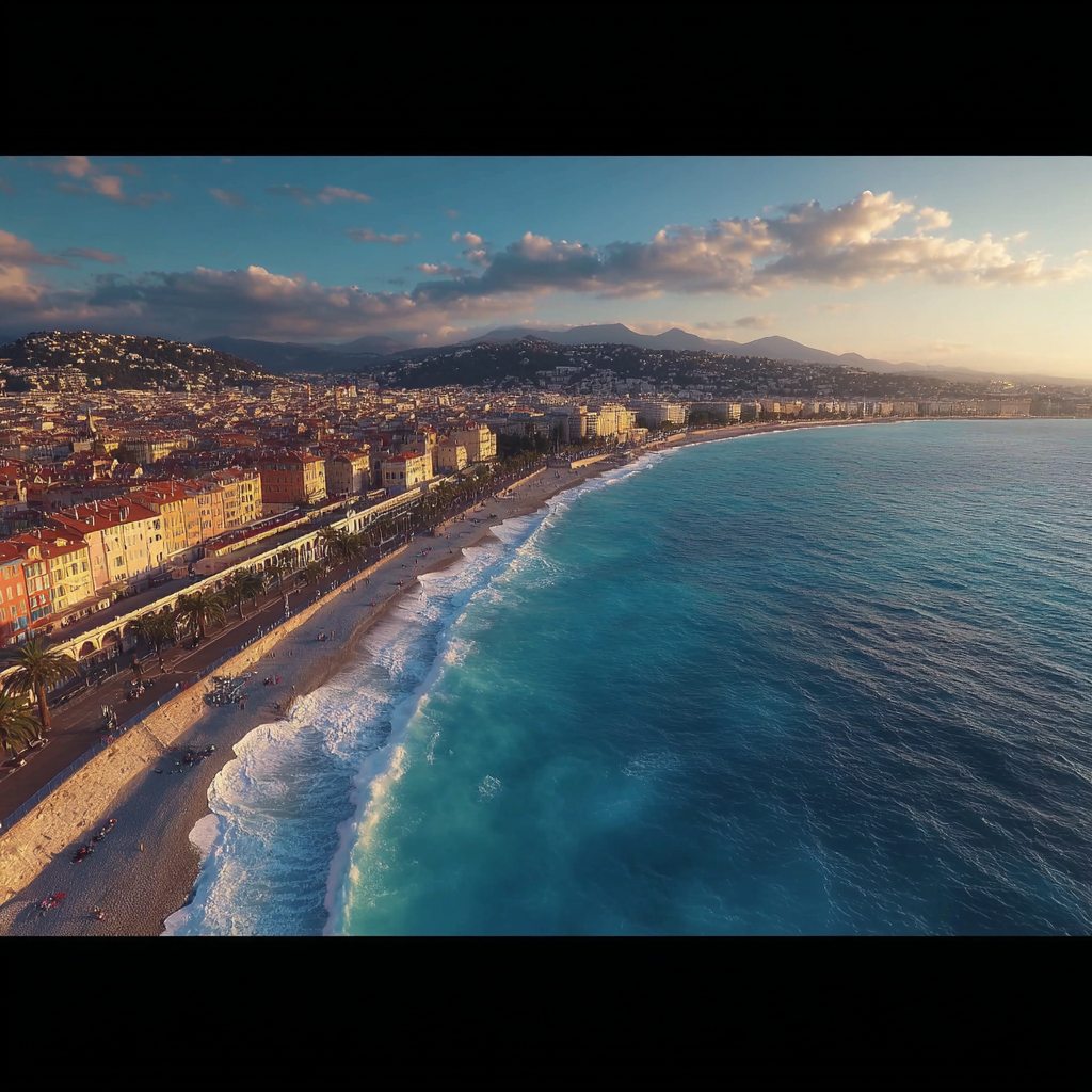 Vidéo drone à Nice : mettre en valeur la Côte d'Azur vue du ciel